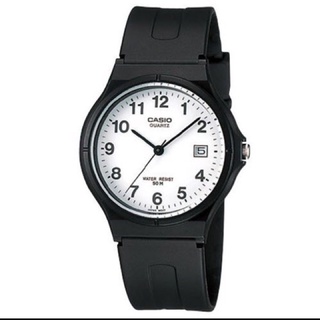 CASIO卡西歐 小錶面 白面黑針羅馬數（MW-59 - 7B)
