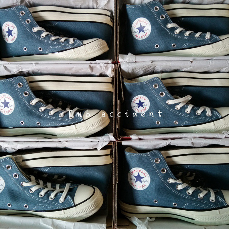 韓國代購Converse匡威1970s三星標灰藍色高幫男鞋女鞋帆布鞋155745c海軍藍| 蝦皮購物