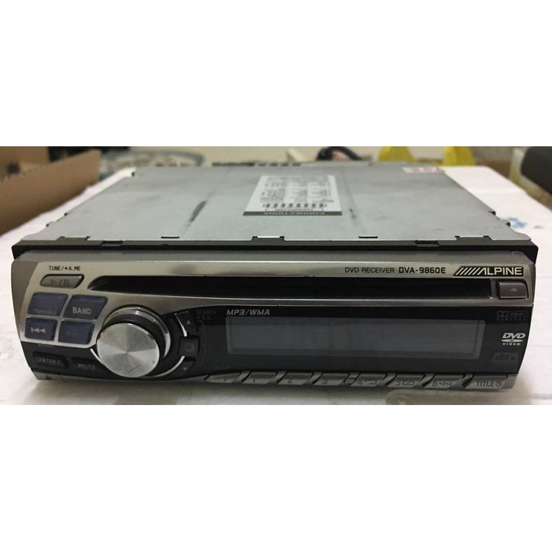 Alpine dva 9860e dts 5.1聲道 dvd mp3 主機 ３組輸出