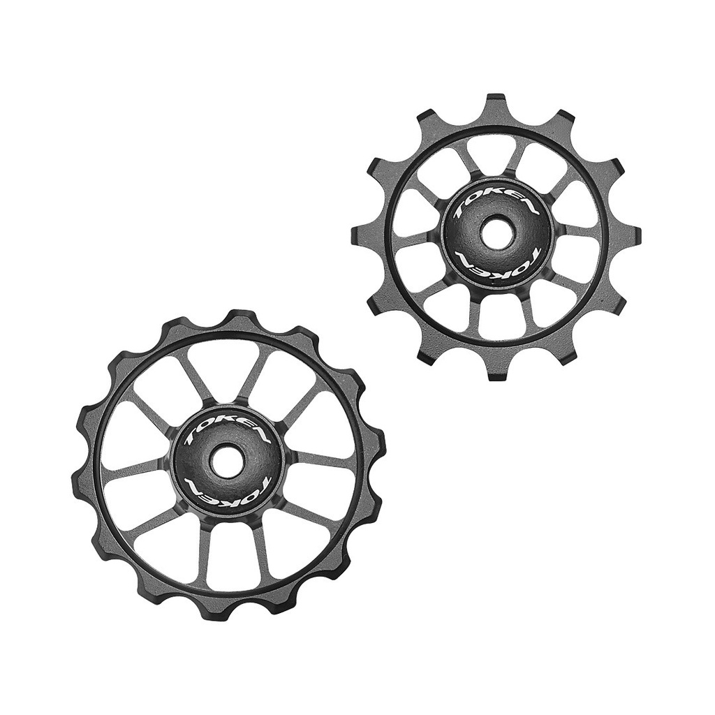 【TOKEN】K1724 ｜加大導輪 ｜SHIMANO SRAM 11速公路車用｜Premium白金鋼培林