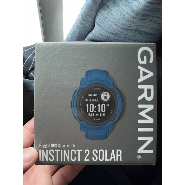 GARMIN INSTINCT2 SOLAR太陽能智慧型多功能手錶（9.999成新僅開箱試戴完全沒掛出門）原價13990