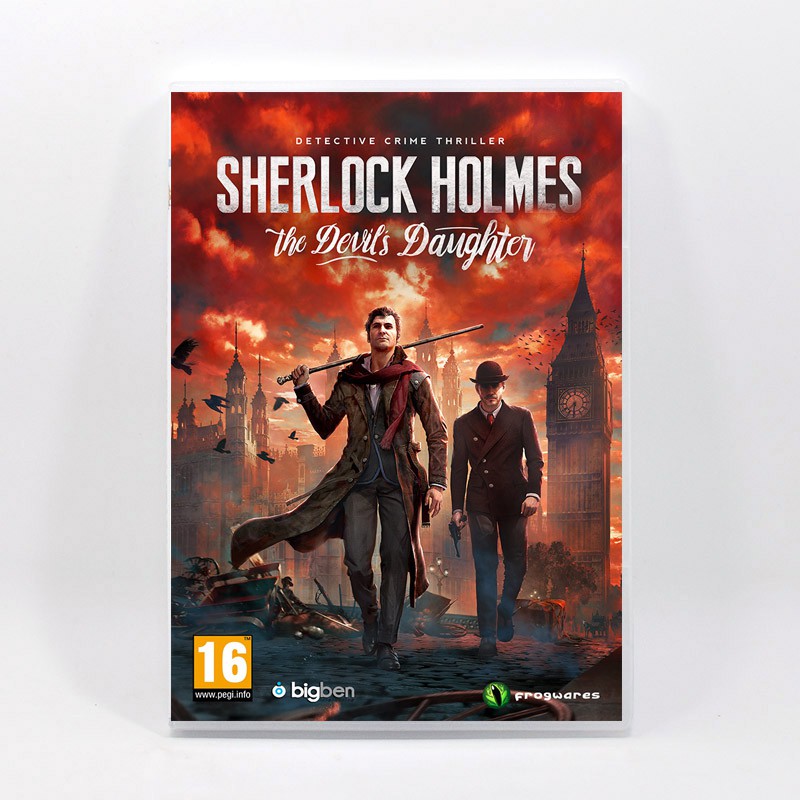 福爾摩斯惡魔之女sherlock Holmes中文冒險解密pc電腦單機遊戲光碟送攻略包郵 蝦皮購物