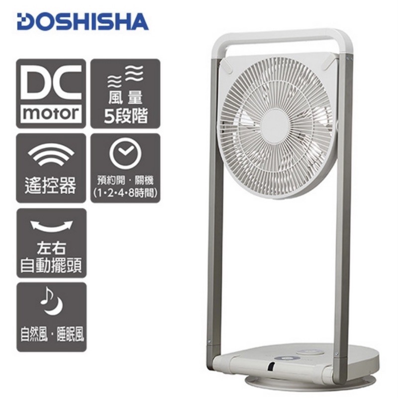 日本DOSHISHA FLT-253D WH 無伸縮版
