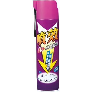 噴效 通用水性噴霧殺蟲劑 600ml【家樂福】