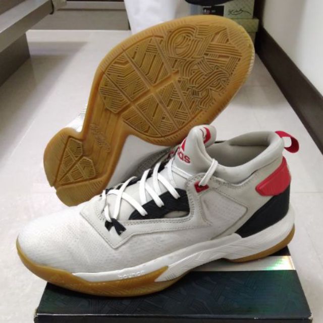 【US10號】九成新正品台灣公司貨。D LILLARD 2 首發配色 Rip City DAME2  黃金US10號一雙