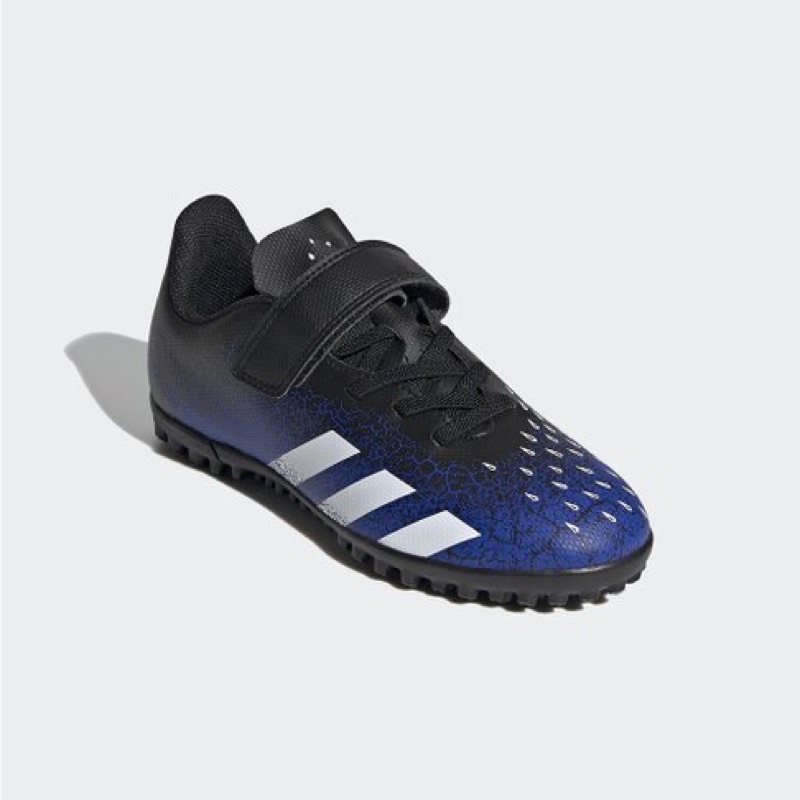 二手兒童足球鞋｜ADIDAS PREDATOR FREAK .4 TF Jr ｜兒童魔鬼氈碎釘鞋 ｜人工草地 ｜21SS