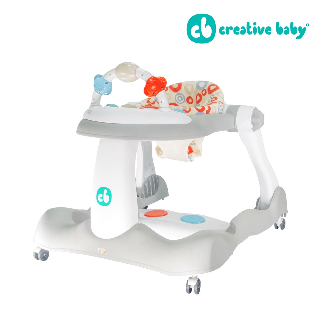 【Creative Baby 創寶貝】經典版-多功能三合一學步車/助步車