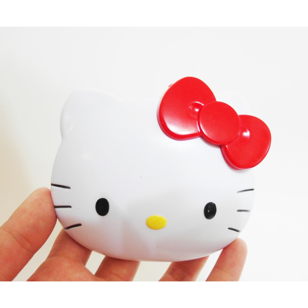 三麗鷗 Hello Kitty 凱蒂貓 隨身攜帶方便 大臉貓雙面鏡子 化妝鏡