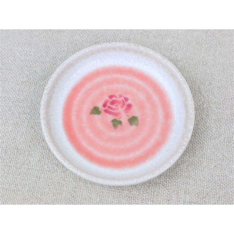 🌹日本製Many玫瑰花陶瓷和風料理小菜碟