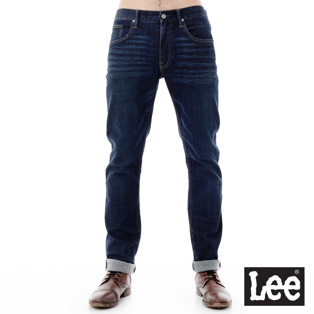 Lee 726 中腰標準小直筒牛仔褲 男 藍 Modern LL1600081EP