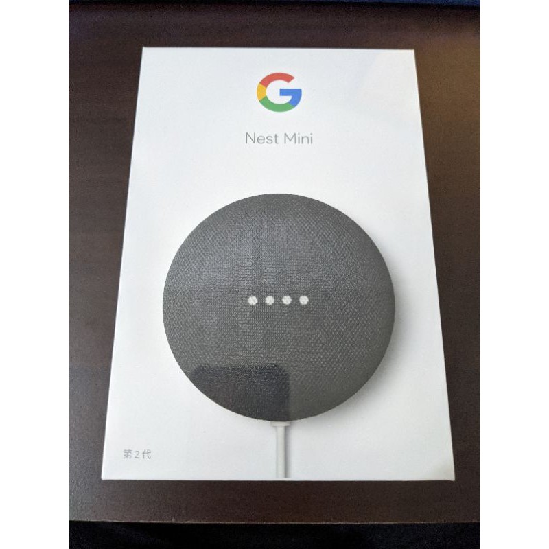 Google Nest Mini 2 第二代智慧音箱石墨黑全新未拆免運