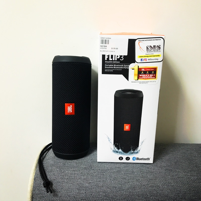 Jbl Flip 3 Se Stealth Edition 隱藏版藍芽喇叭為flip 3升級版防水ipx7 蝦皮購物
