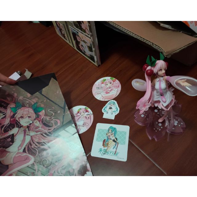 初音未來 櫻初音 公仔 景品 杯墊 海報 小卡