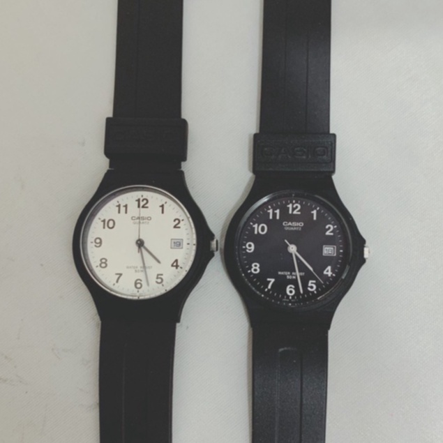 Casio數字素面簡約手錶(考試必備)