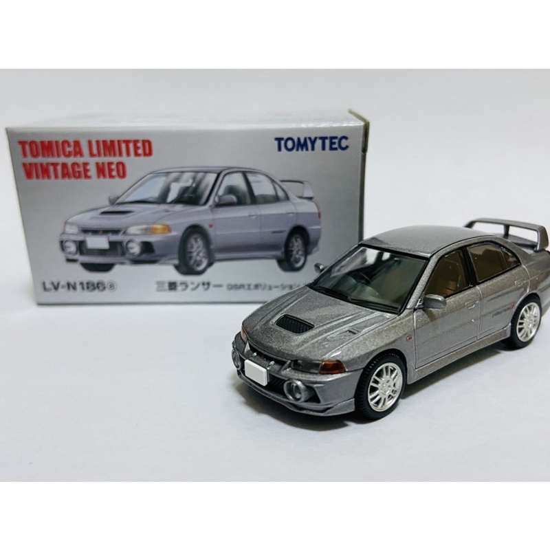 Tomica tomytec TLV LV-N186a 三菱 GSR Evo VI 銀