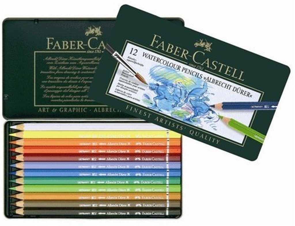 Faber-Castell輝柏 ARTISTS藝術家級專家級水彩色鉛筆12色(117512)