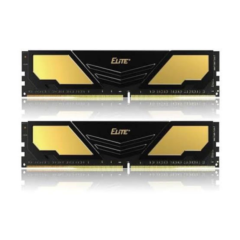 Elite Plus 黑色 DDR4 PC25600 3200Mhz 雙通道 16GB 16GB RAM Team