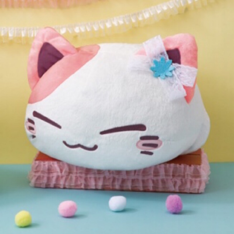🌟兔子小舖🌟日本正版景品【ねむネコ Nemuneko 睡覺貓 午睡貓 粉色 馬卡龍款 大玩偶】全新現貨