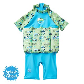 潑寶 UV FloatSuit 兒童防曬浮力泳衣 -國王變色龍
