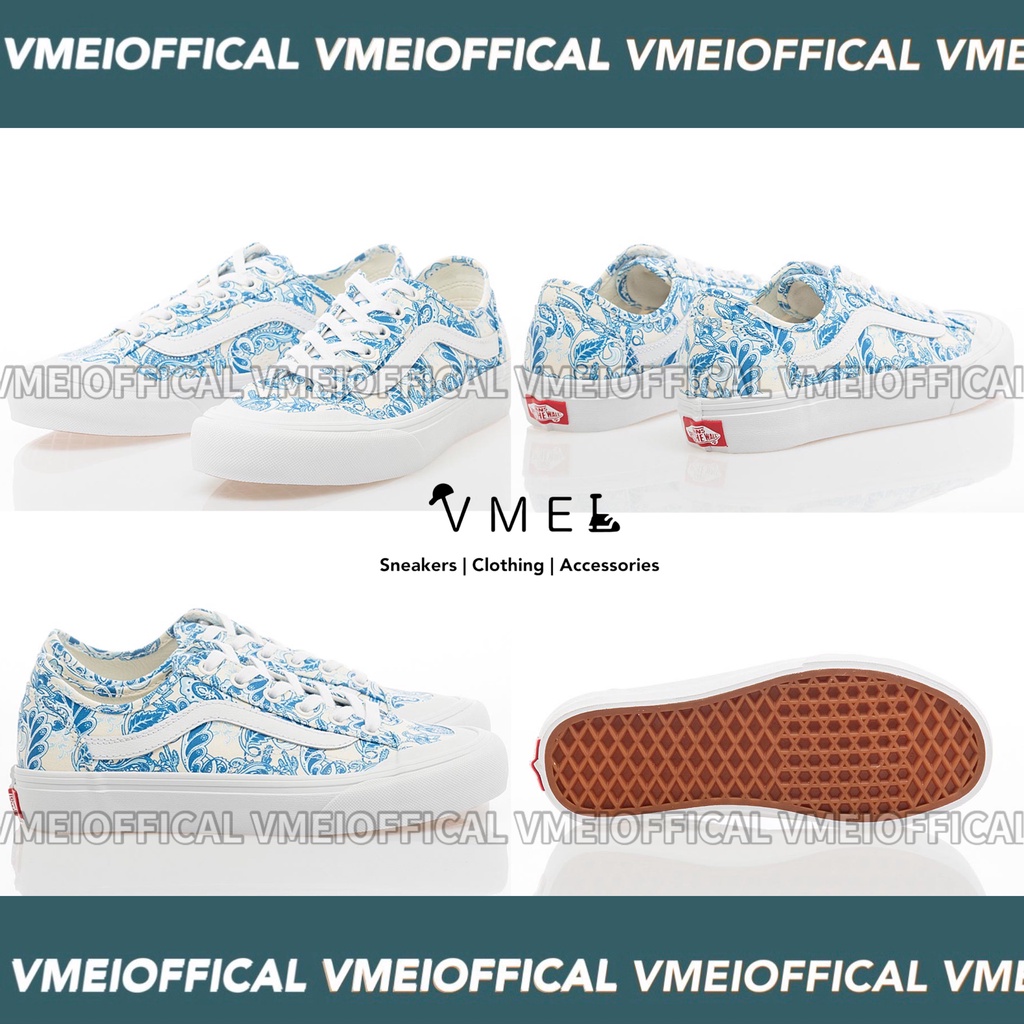 【VMEI_OFFICAL】Vans Style 36 Decon SF 海浪 浪花 幾何圖形 藍 滑板鞋 復古男段女段
