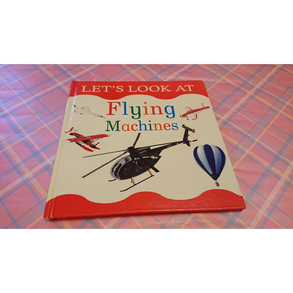 【飛機聯合國】LET''S LOOK AT Flying Machines 幼兒認知英文啟蒙飛機太空梭直升機熱氣球