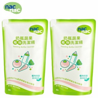 Nacnac 奶瓶蔬果洗潔精補充包 600ml*2包