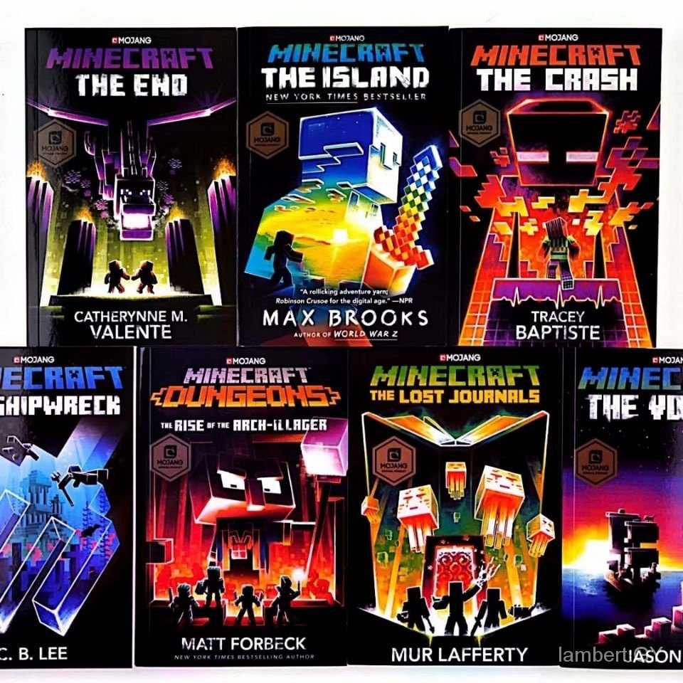 英語點讀繪本 點讀minecraft 我的世界英文版7本 送音頻 蝦皮購物