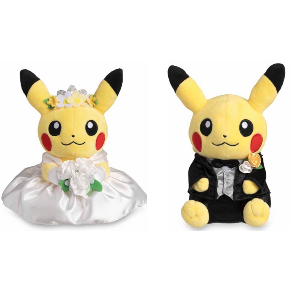 (預購)美國 Pokémon Center寶可夢中心 婚禮洋服皮卡丘娃娃 西洋 結婚 婚禮送禮