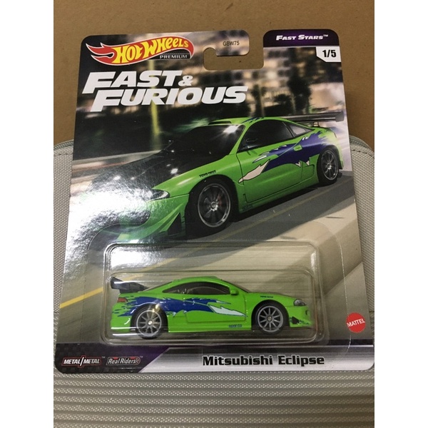 hot wheels 風火輪FAST&amp;FURIOUS 玩命關頭 三菱 Mitsubishi Eclipse 膠胎