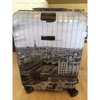 法國巴黎限量紀念版 獨特風格 全新品旅行箱 萬向飛機輪 行李箱 21吋密碼鎖 ABS材質