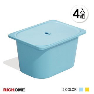 RICHOME DR221 凱特大附蓋收納盒-2色 公仔收藏 玩具收納 衣物收納 毛精收納 工具收納 零食收納