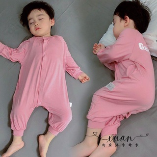 Xuan♥ 睡袋嬰兒多功能四季兒童莫代爾睡衣女春秋夏季男女童寶寶調服薄款