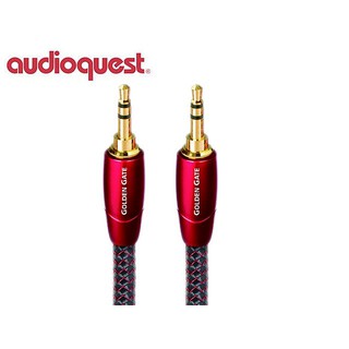 鈞釩音響~美國Audioquest Golden Gate (3.5mm-3.5mm)立體聲音源線 1M