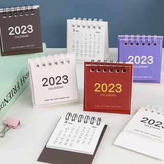 2023年 純色簡約桌曆 DIY手繪記事桌曆本 桌曆 日曆 月曆 學生派對 文具獎品 交換