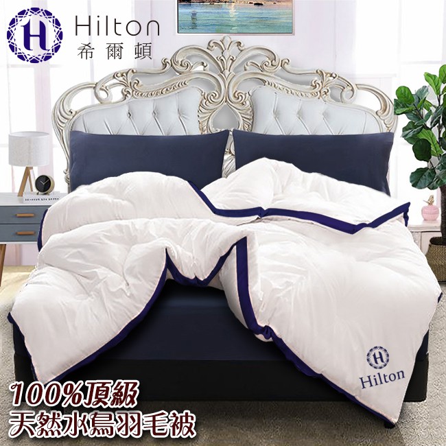 Hilton希爾頓 100%舒眠天然水鳥羽毛被3.2KG(B0834-A32)