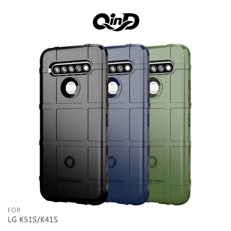 【妮可3C】QinD LG K51S/K41S 戰術護盾保護套 鏡頭加高 保護套 手機殼