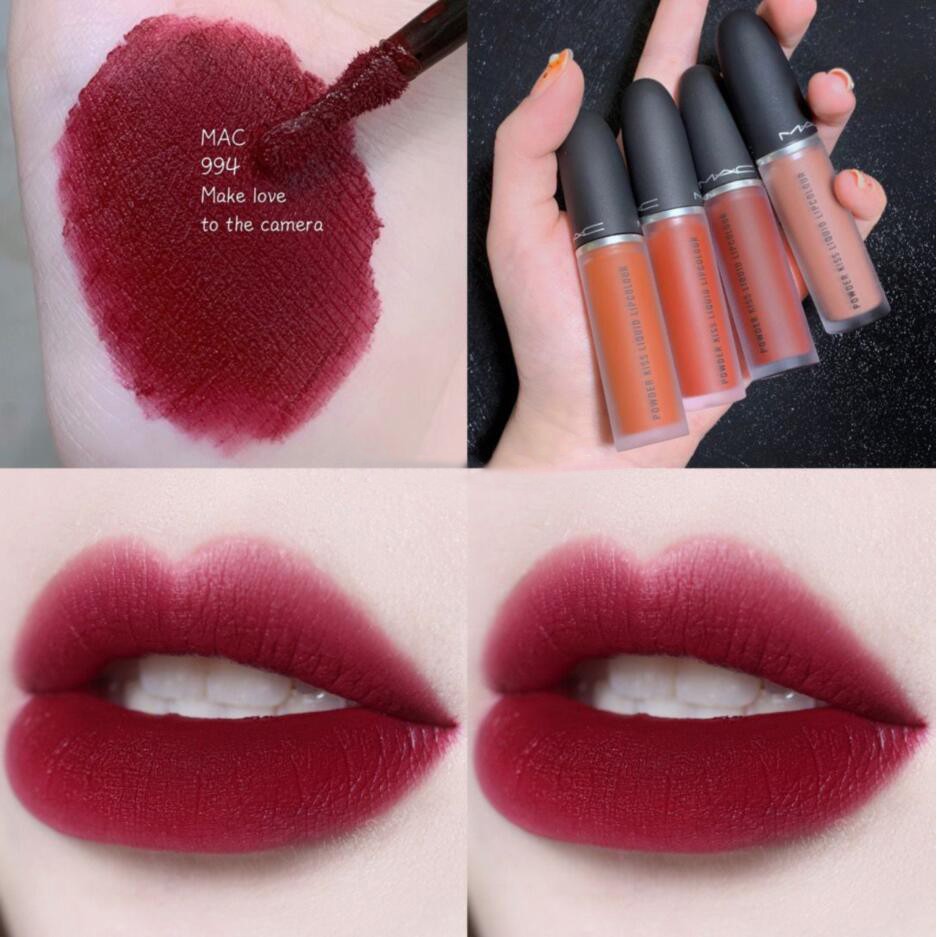 曦曦 Mac 口紅新品磨砂啞光口紅柔霧唇釉984 994 9 9 998 992 991 997 蝦皮購物