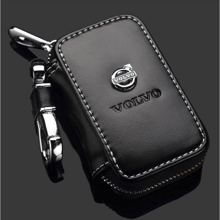 沃爾沃v40 s60 xc60 V60 S90汽車鑰匙套保護套真皮鑰匙包