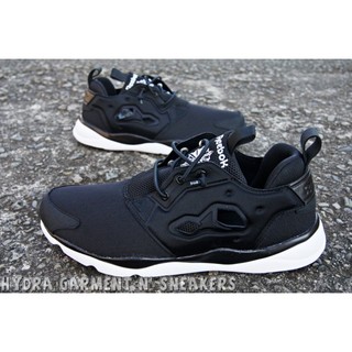 【HYDRA】REEBOK FURYLITE 懶人鞋 黑白 黑魂 輕量 休閒 慢跑鞋 熊貓 情侶鞋 運動鞋 V68764