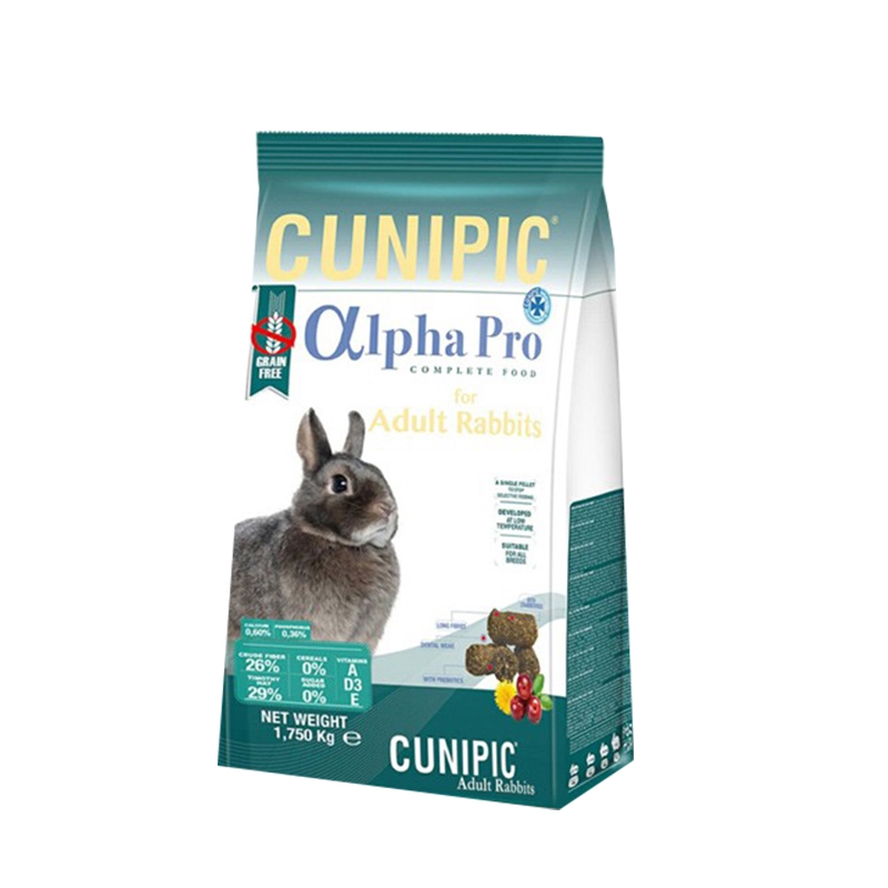 CUNIPIC-頂級無穀成兔飼料1.75kg 44-2012