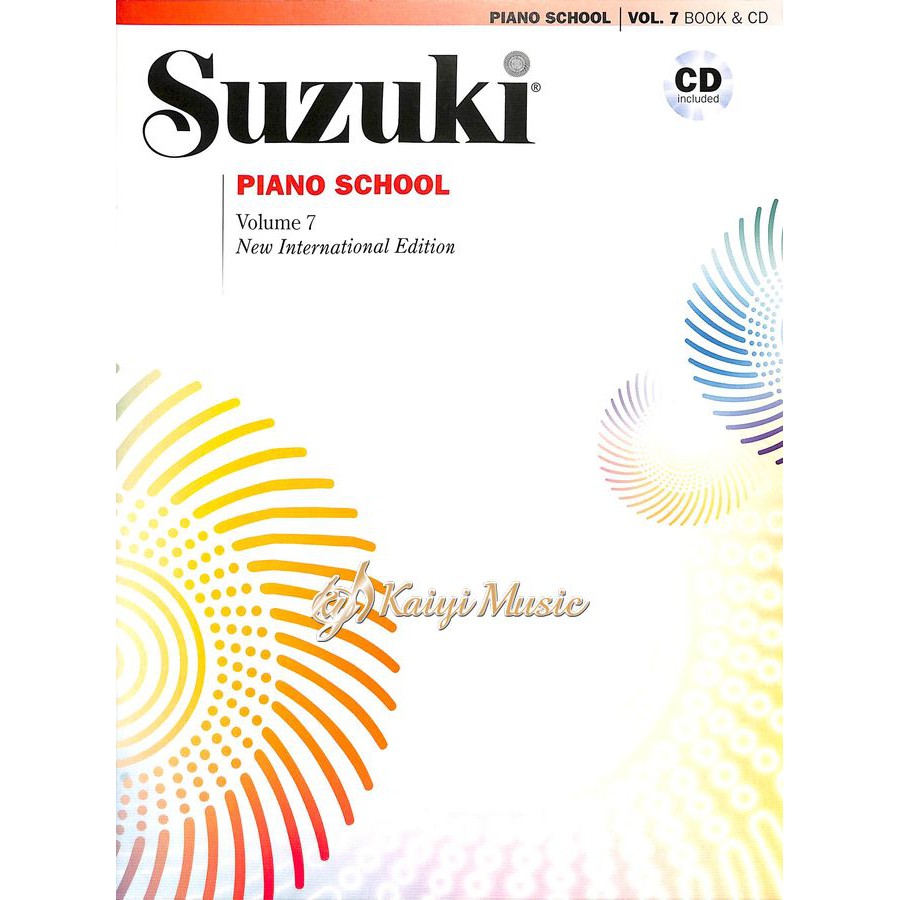 【凱翊︱AF】鈴木鋼琴第7冊教本附CD Suzuki Piano School  Book&amp;CD Vol.7