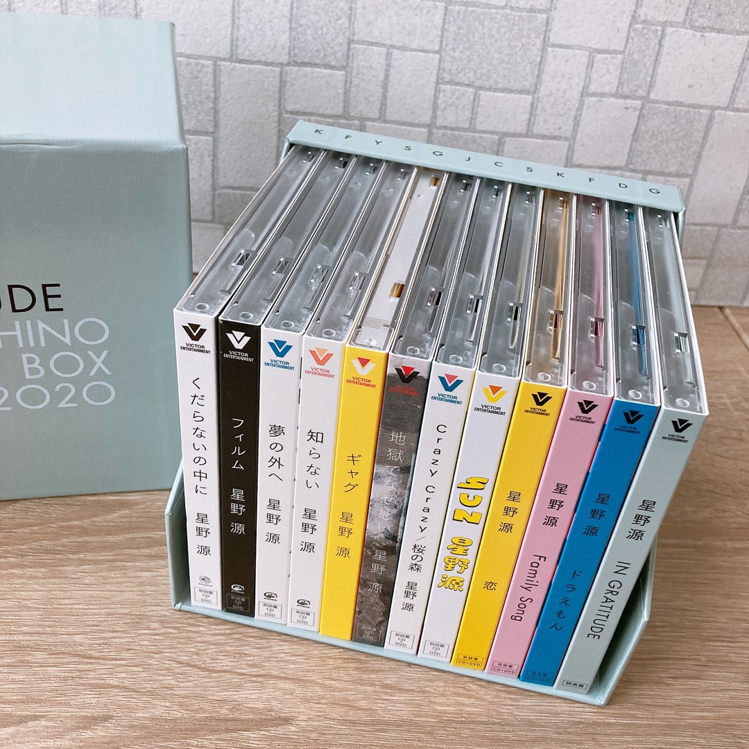 星野源hoshino Gen Singles Box Gratitude 日版11 Cd 10 Dvd 特典cd Dvd 蝦皮購物
