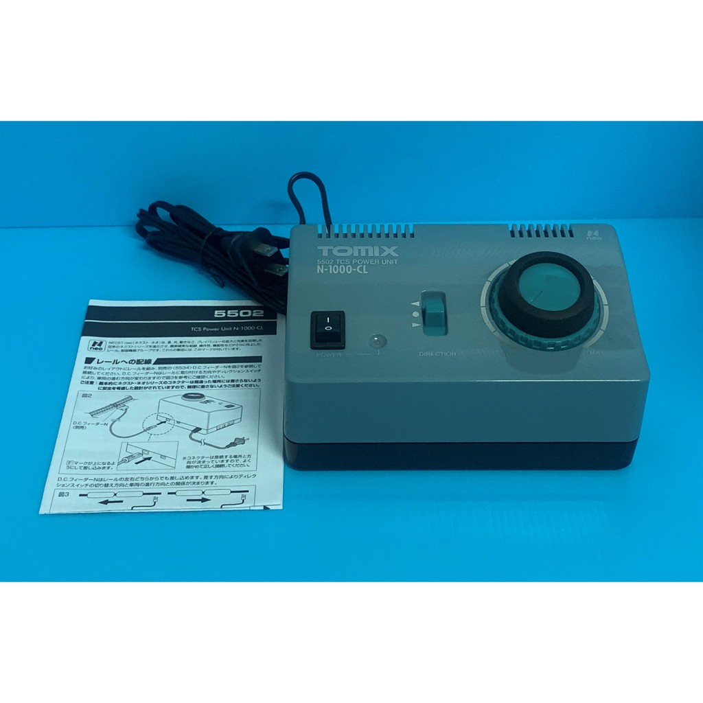 Nゲージ TOMIX 5502 フィーダー付 TCSパワーユニN-1000-CL Nゲージ TOMIX 5502 フィーダー付 TCSパワーユニN-1000-CL