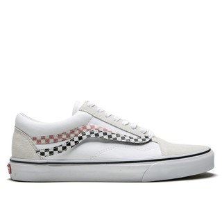 VANS OLD SKOOL SIDESTRIPE 棋盤格 白米白【A-KAY0】【VN0A38G1UPC】