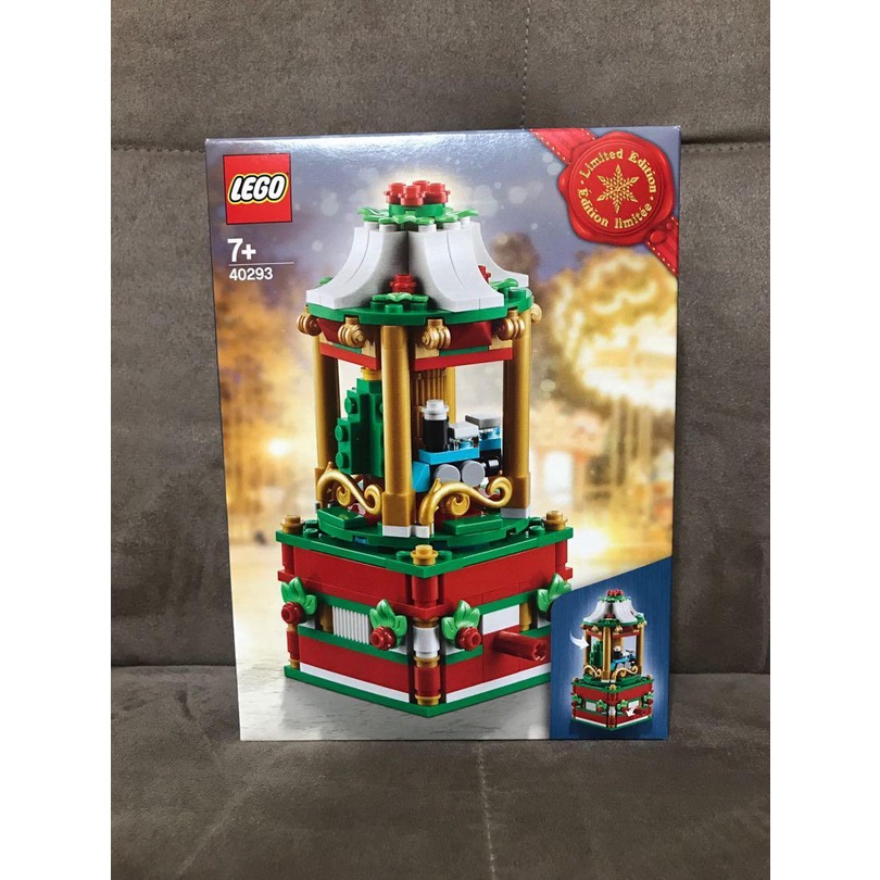 快樂買 樂高 LEGO 40293 聖誕旋轉盒 Christmas Carousel 2018 輕微壓傷