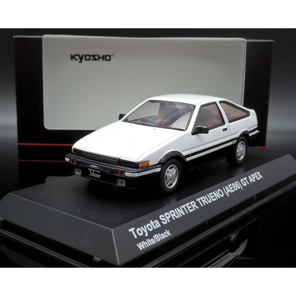 Kyosho 1/43 Toyota Sprinter Trueno AE86 GT白 MASH