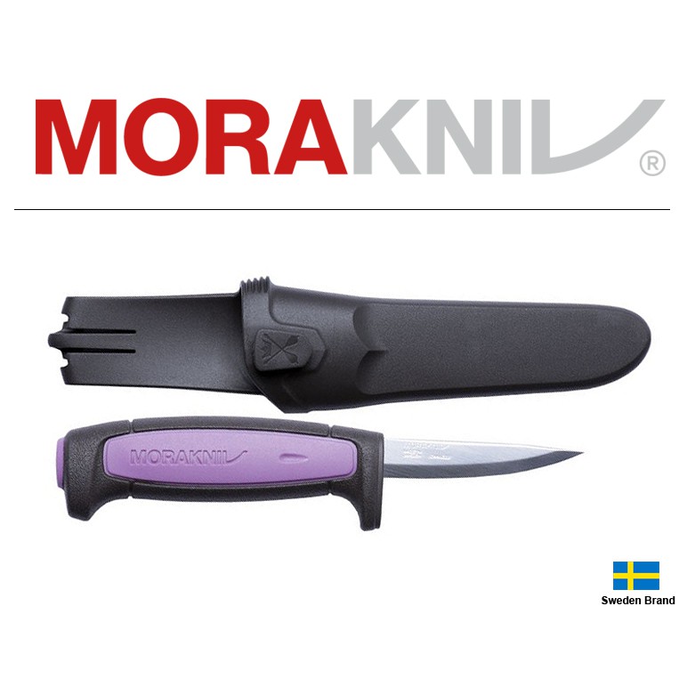 Morakniv瑞典莫拉刀Precision紫柄黑鞘不銹鋼7.5cm刃長【Mor01514】