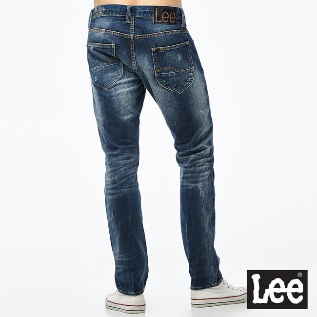 Lee 721 低腰合身小直筒牛仔褲 男 藍 101+ LL170191X18