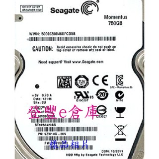 【登豐e倉庫】 YF288 Seagate ST9750423AS 750G SATA2 筆電硬碟