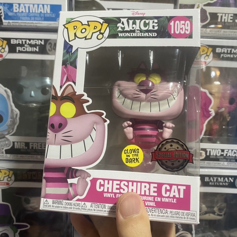 [李大] 正版現貨 Funko POP 迪士尼 柴郡貓 妙妙貓 夜光 Cheshire Cat #1059